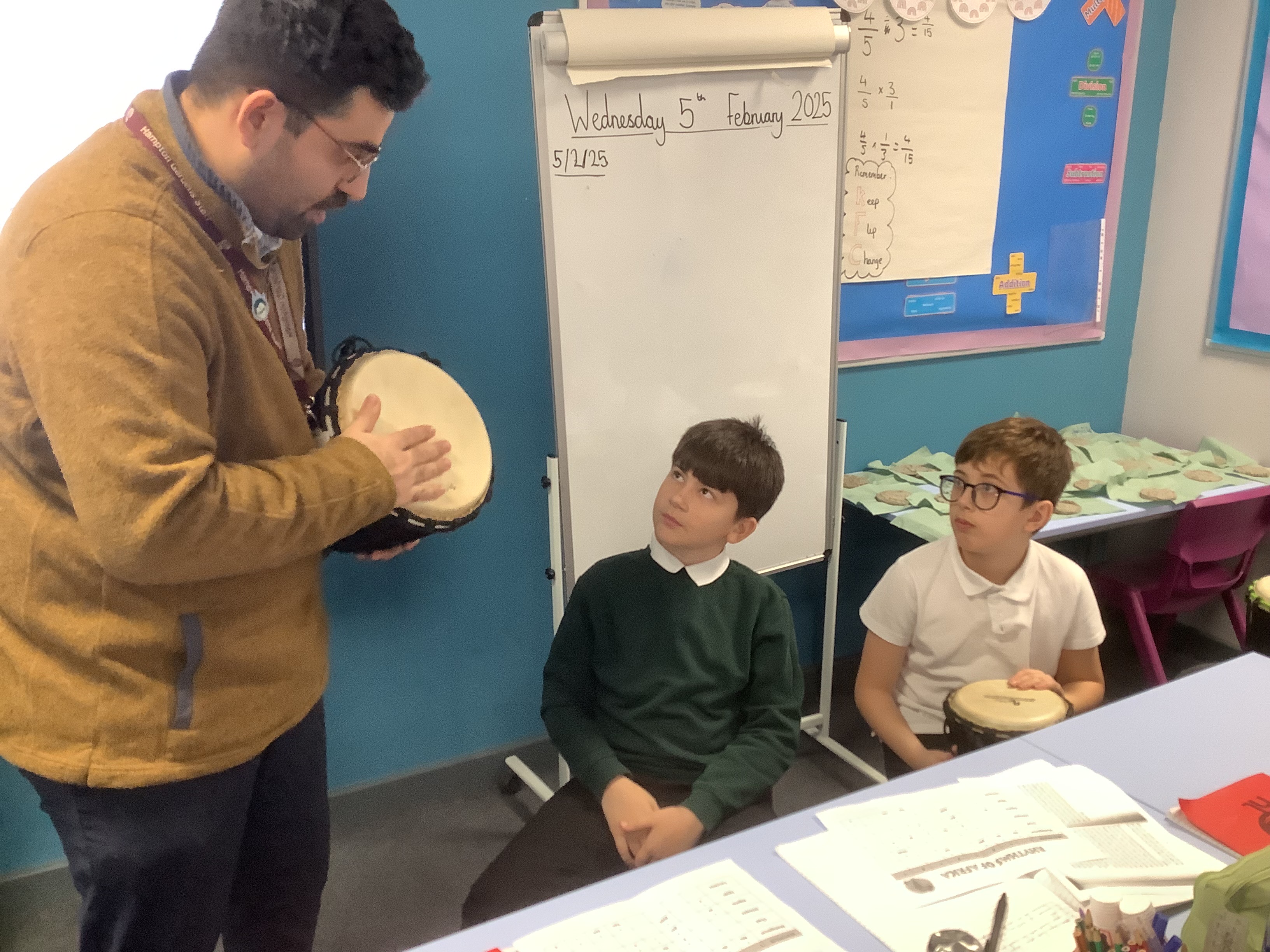 African Drumming Lessons for Year 6